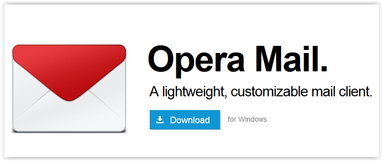 Opera Mail - Email Client Ringan dari Opera