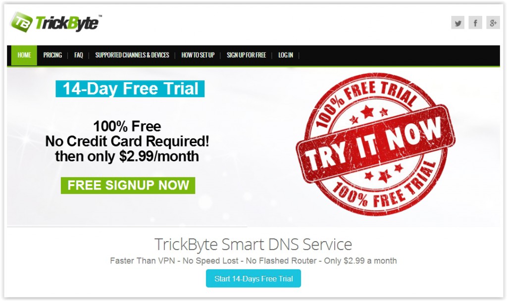 TrickByte Smart DNS Service Review