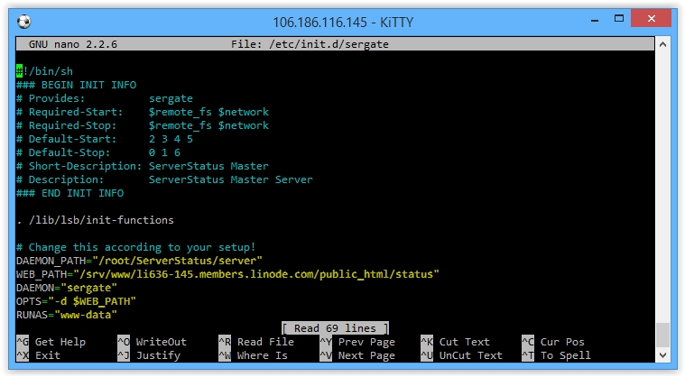 Cara Install ServerStatus by BotoX